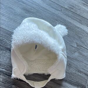 Cozy White Kids Winter Hat